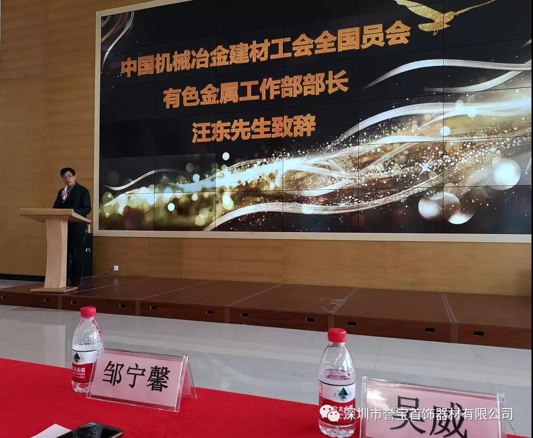 中国机械冶金建材工会全国委员会 有色金属工作部部长汪东致辞